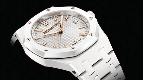 The New 34mm Audemars Piguet Royal Oak In White Ceramic